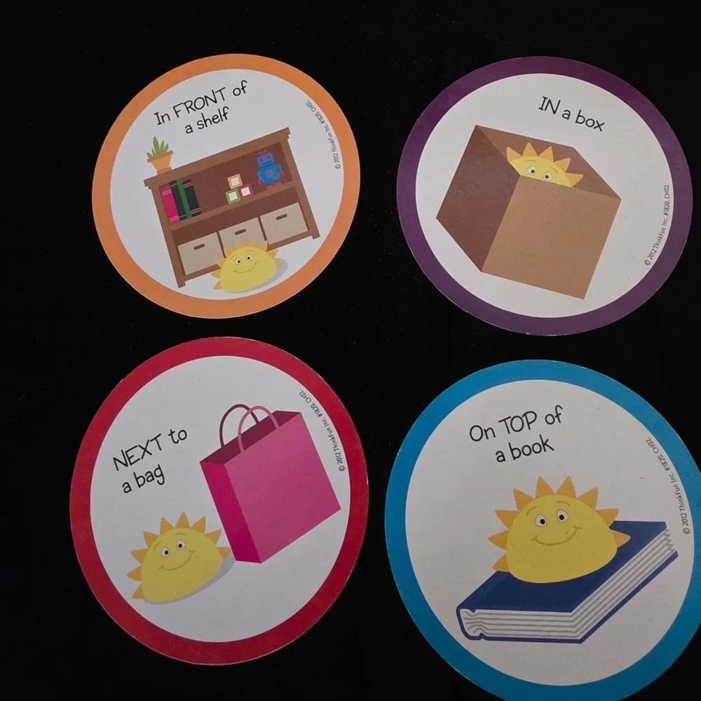 VTG ThinkFun Hello Sunshine Plush Toy Hide & Seek Learning Game. Prepositions